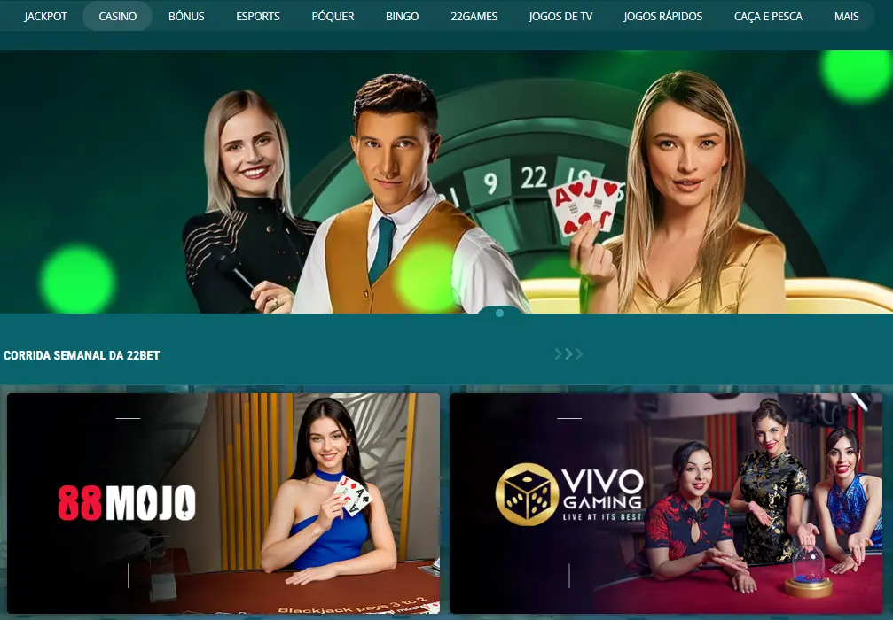 22Bet Casino Online