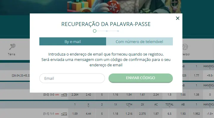 Como recuperar a palavra-passe