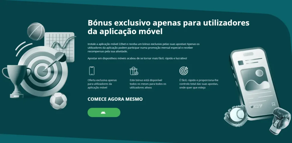 Bónus e Promoções Disponíveis no App 22